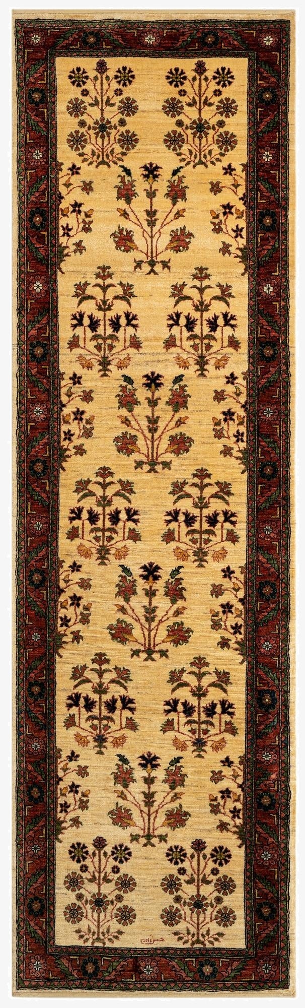  2' 8 x 9' 3 Luribaft Wool Runner Rug