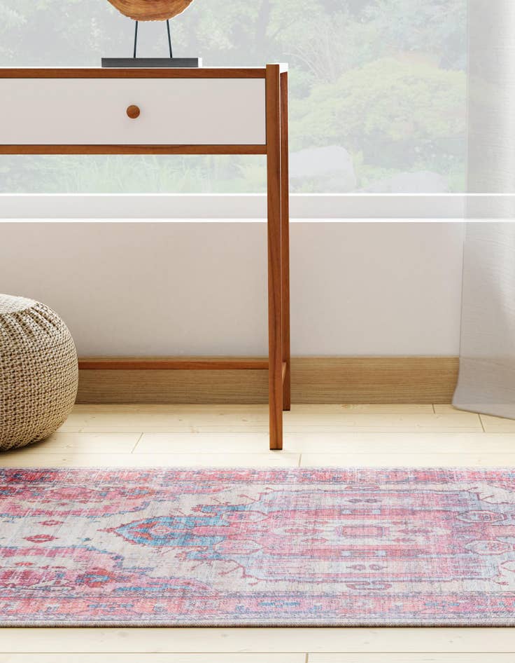 Detail image of  2' x 8'  Washable Maahru Runner Rug