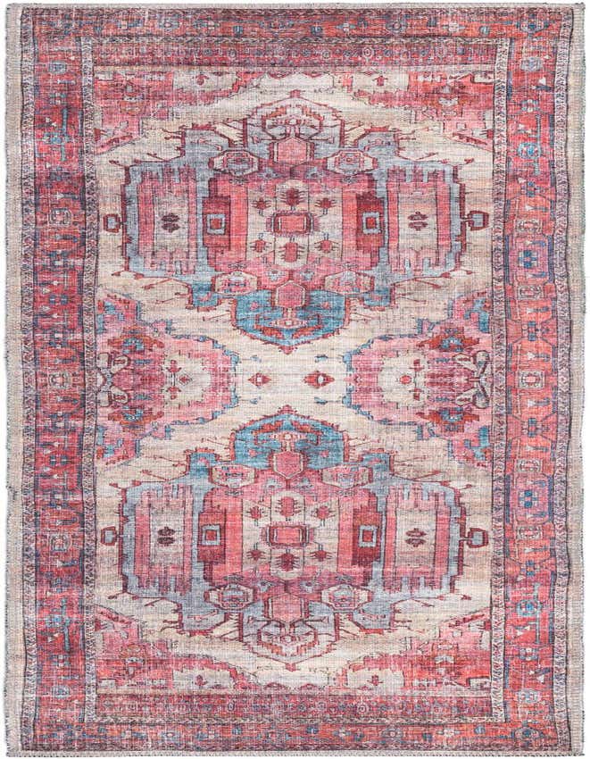 Primary image  2' x 6'  Washable Maahru Runner Rug