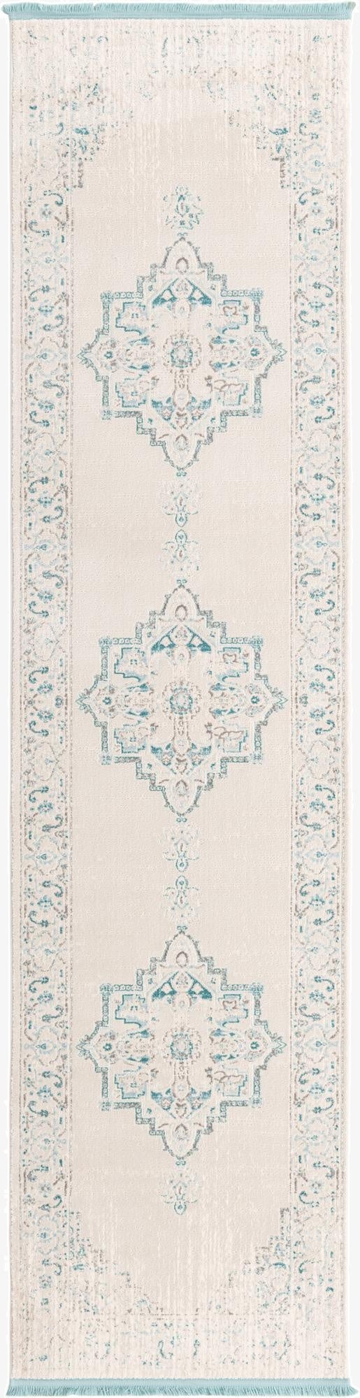 2' 7 x 10' Modern Classical Runner Rug