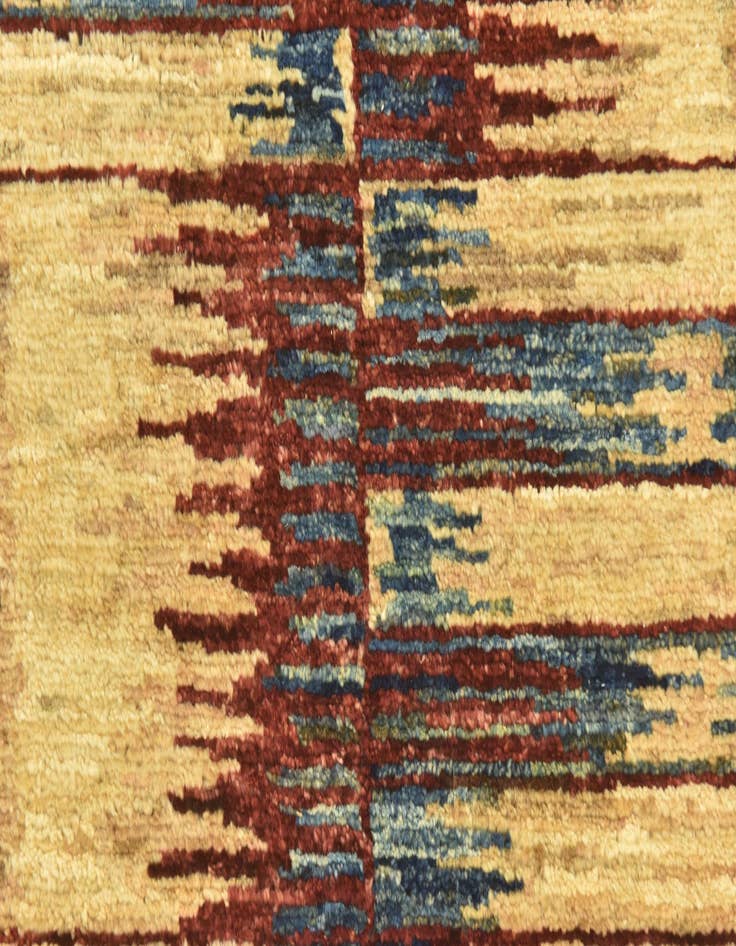 Detail image of  2' 9 x 9' 6  Hand Knotted Modern Ziegler Runner Rug
