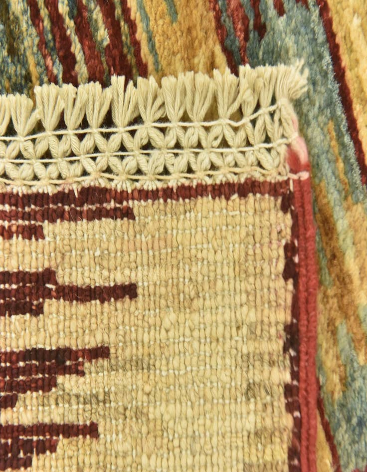 Detail image of  2' 8 x 9' 6  Hand Knotted Modern Ziegler Runner Rug