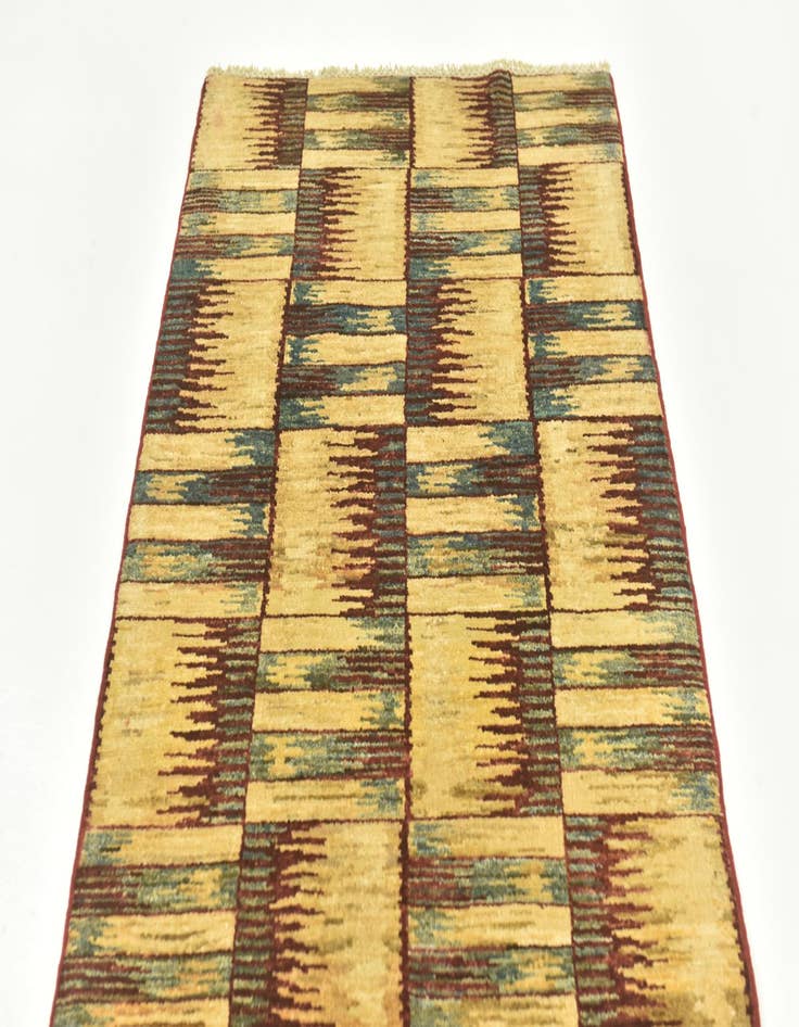 Detail image of  2' 8 x 9' 6  Hand Knotted Modern Ziegler Runner Rug