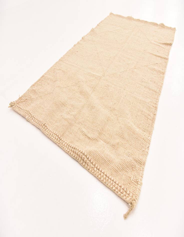 Detail image of  5' 2 x 9' 6  Hand Knotted Moroccan Wool Runner Rug