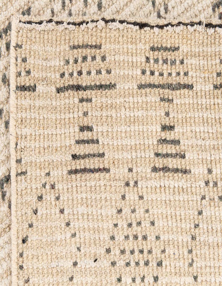 Detail image of  2' 8 x 10' 3  Hand Knotted Moroccan Wool Runner Rug