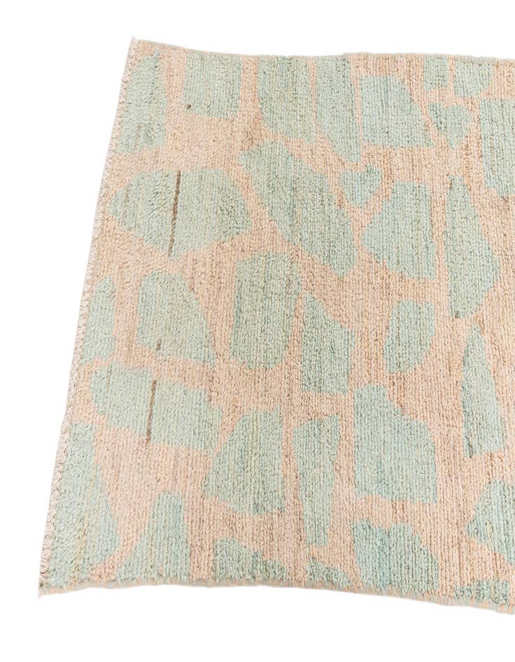 Detail image of  2' 4 x 9' 9  Hand Knotted Moroccan Wool Runner Rug