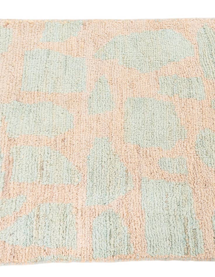 Detail image of  2' 4 x 9' 9  Hand Knotted Moroccan Wool Runner Rug