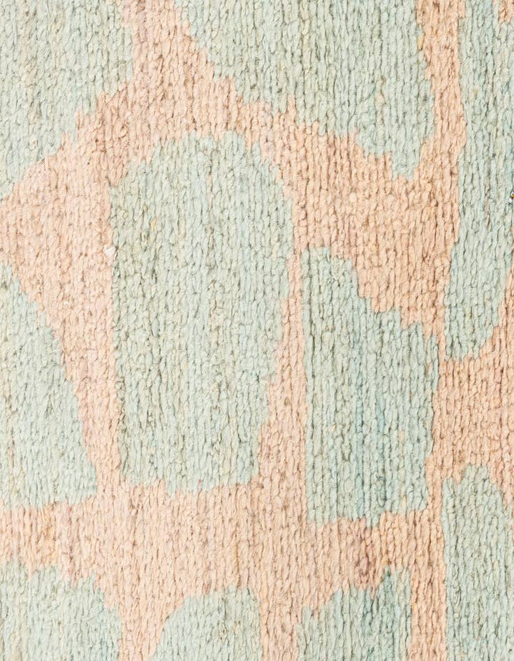 Detail image of  2' 4 x 9' 9  Hand Knotted Moroccan Wool Runner Rug