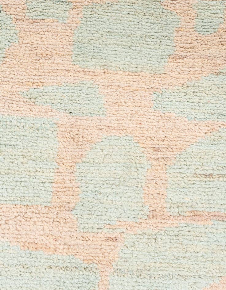 Detail image of  2' 4 x 9' 9  Hand Knotted Moroccan Wool Runner Rug