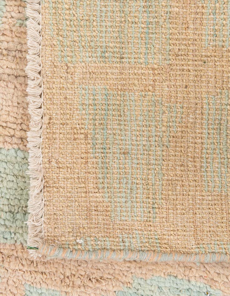 Detail image of  2' 4 x 9' 9  Hand Knotted Moroccan Wool Runner Rug