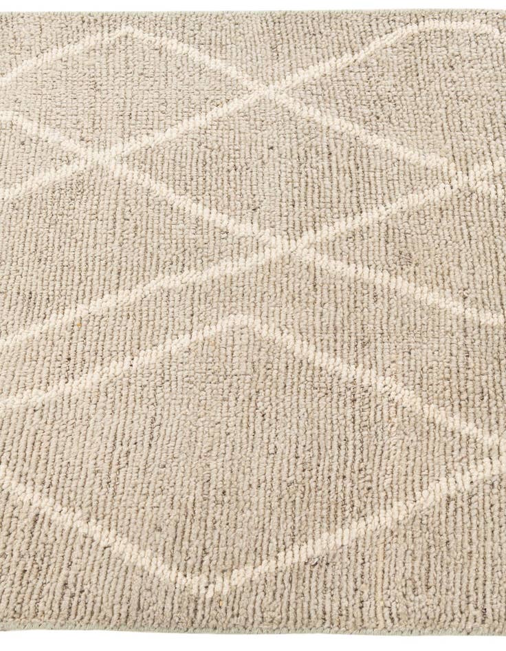 Detail image of  2' 10 x 12' 1  Hand Knotted Moroccan Wool Runner Rug