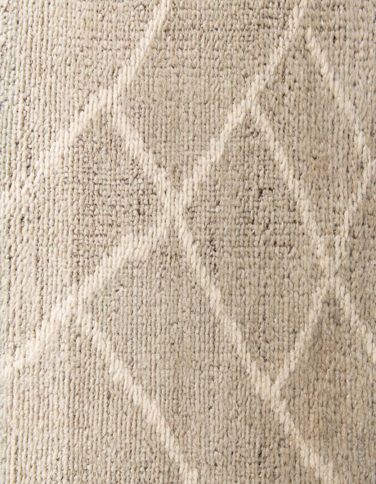 Detail image of  2' 10 x 12' 1  Hand Knotted Moroccan Wool Runner Rug