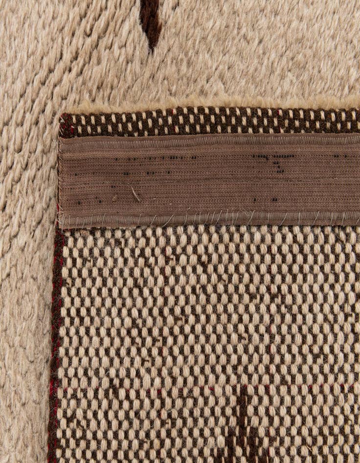 Detail image of  2' 9 x 11' 8  Hand Knotted Moroccan Wool Runner Rug