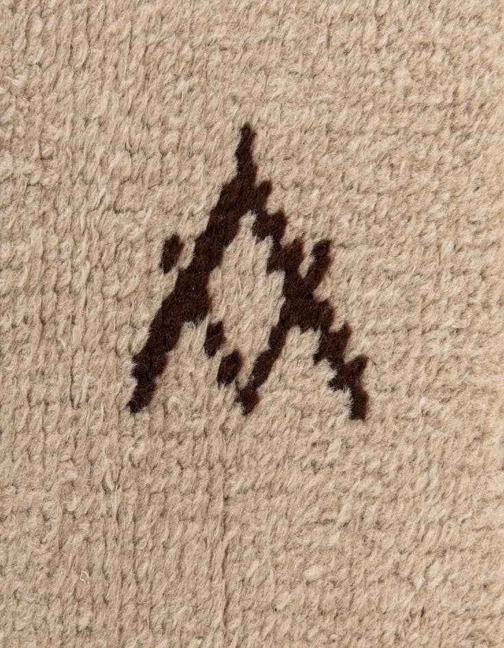 Detail image of  2' 9 x 11' 8  Hand Knotted Moroccan Wool Runner Rug
