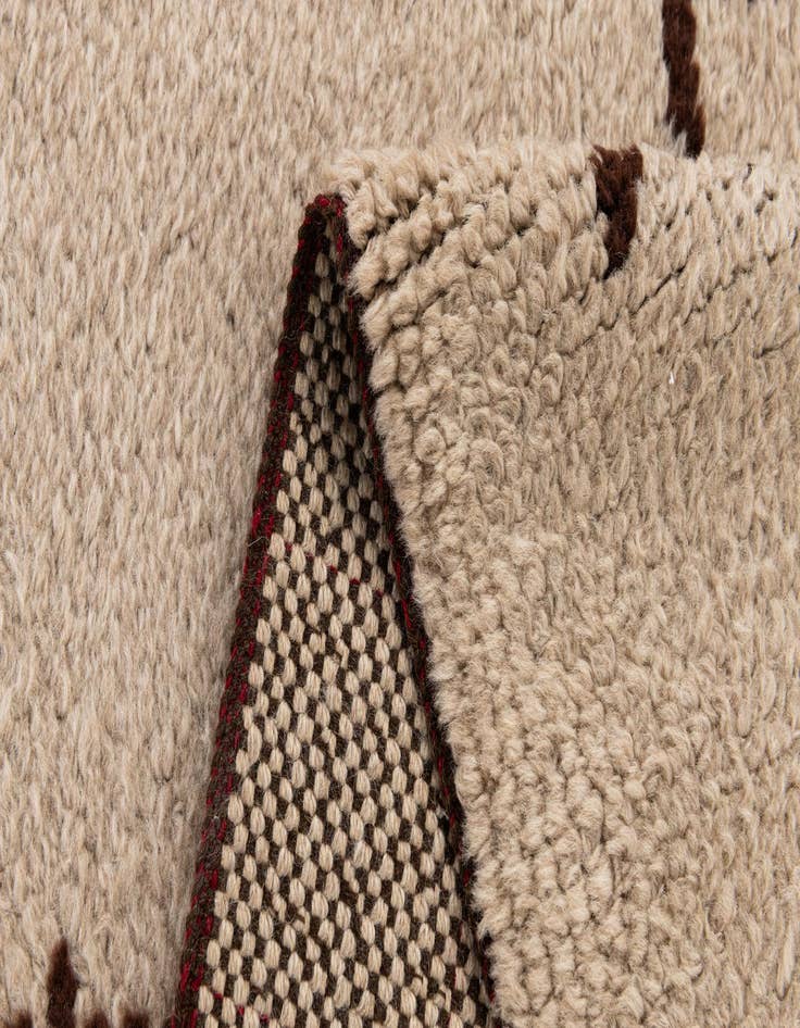 Detail image of  2' 9 x 11' 8  Hand Knotted Moroccan Wool Runner Rug
