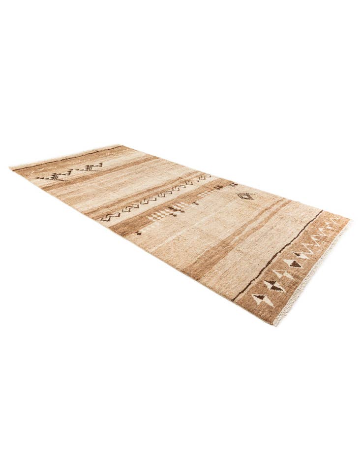 Detail image of  6' 8 x 13' 6  Hand Knotted Moroccan Wool Runner Rug