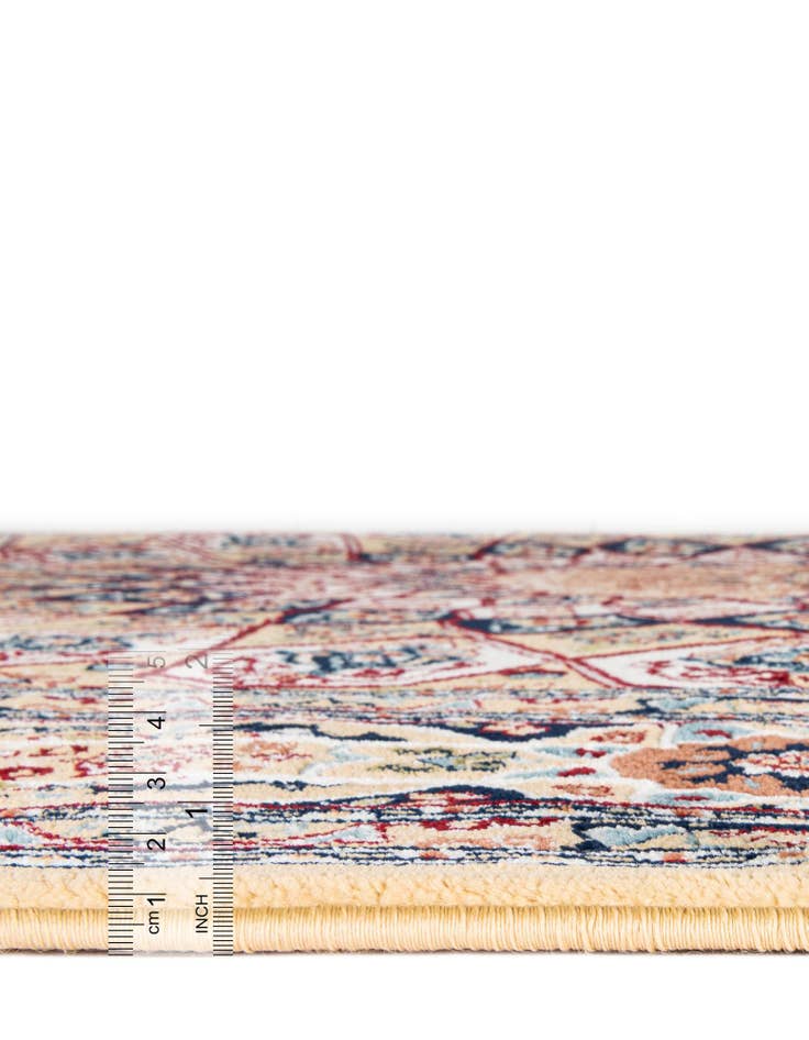 Detail image of  3' x 13' Nain Design Runner Rug