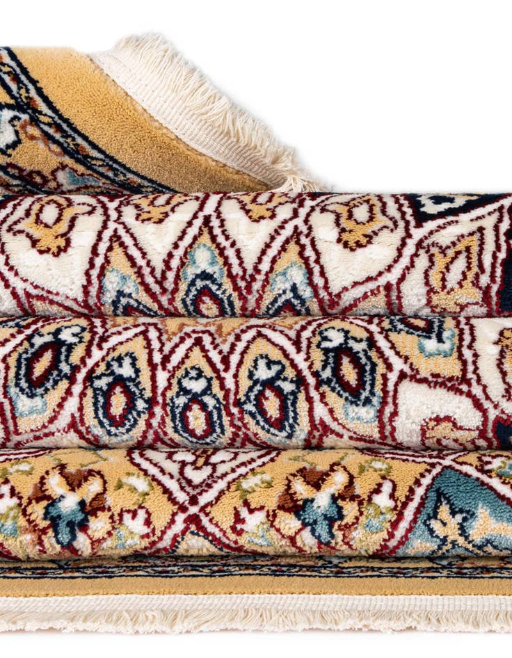 Detail image of  3' x 13' Nain Design Runner Rug