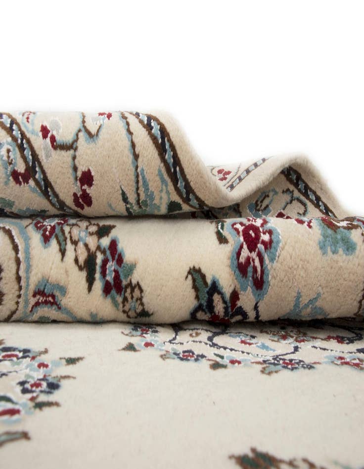 Detail image of  3' 3 x 19' 1  Hand Knotted Nain Persian Wool Runner Rug