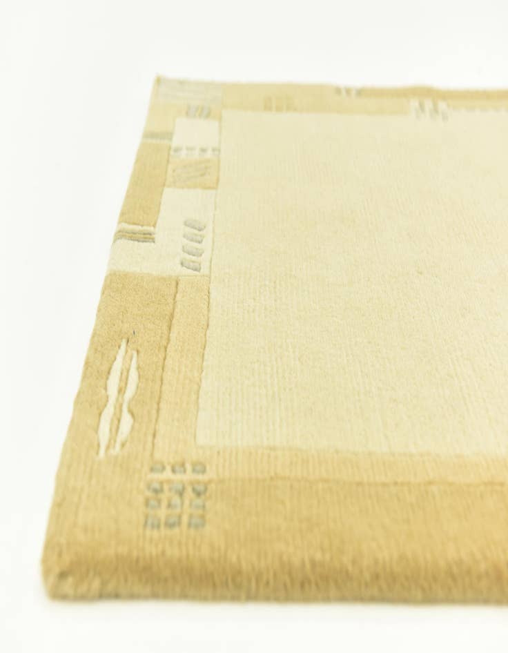 Detail image of  2' 6 x 4' 7  Hand Knotted Nepal Wool Runner Rug