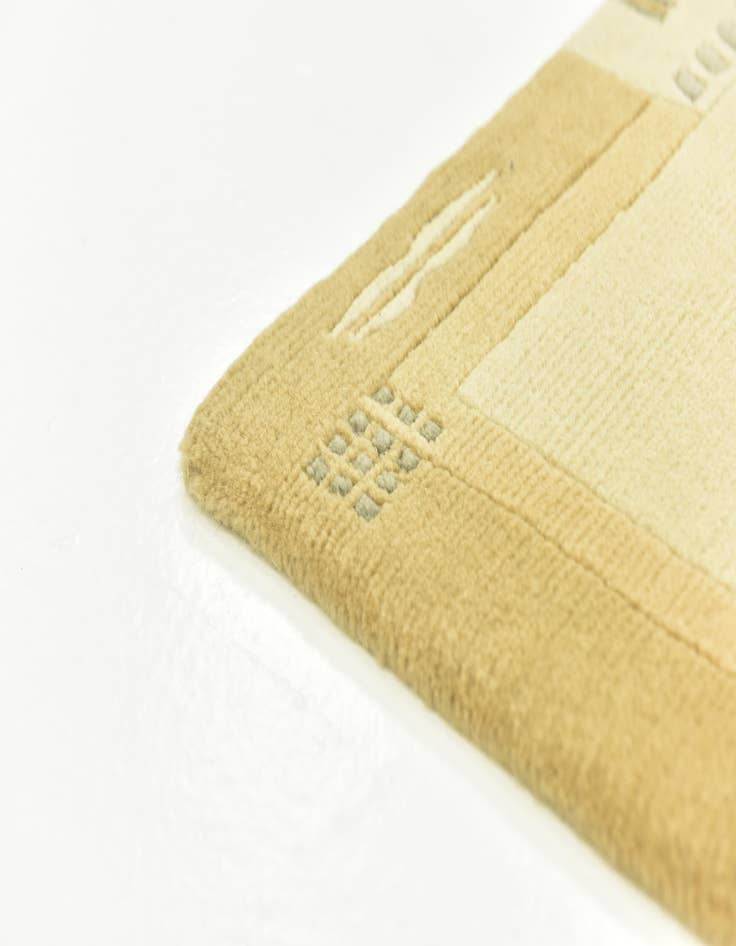 Detail image of  2' 6 x 4' 7  Hand Knotted Nepal Wool Runner Rug