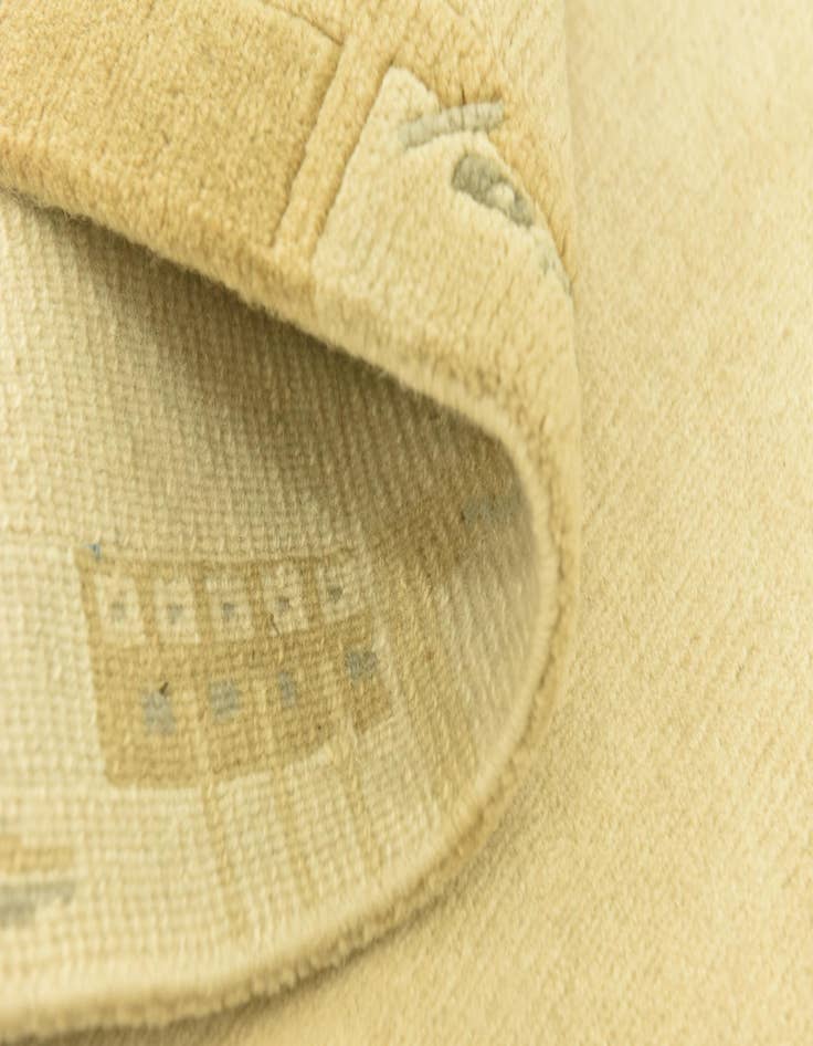 Detail image of  2' 4 x 4' 7  Hand Knotted Nepal Wool Runner Rug