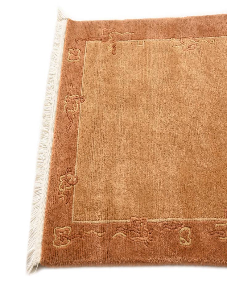 Detail image of  2' 3 x 4' 7  Hand Knotted Nepal Wool Runner Rug