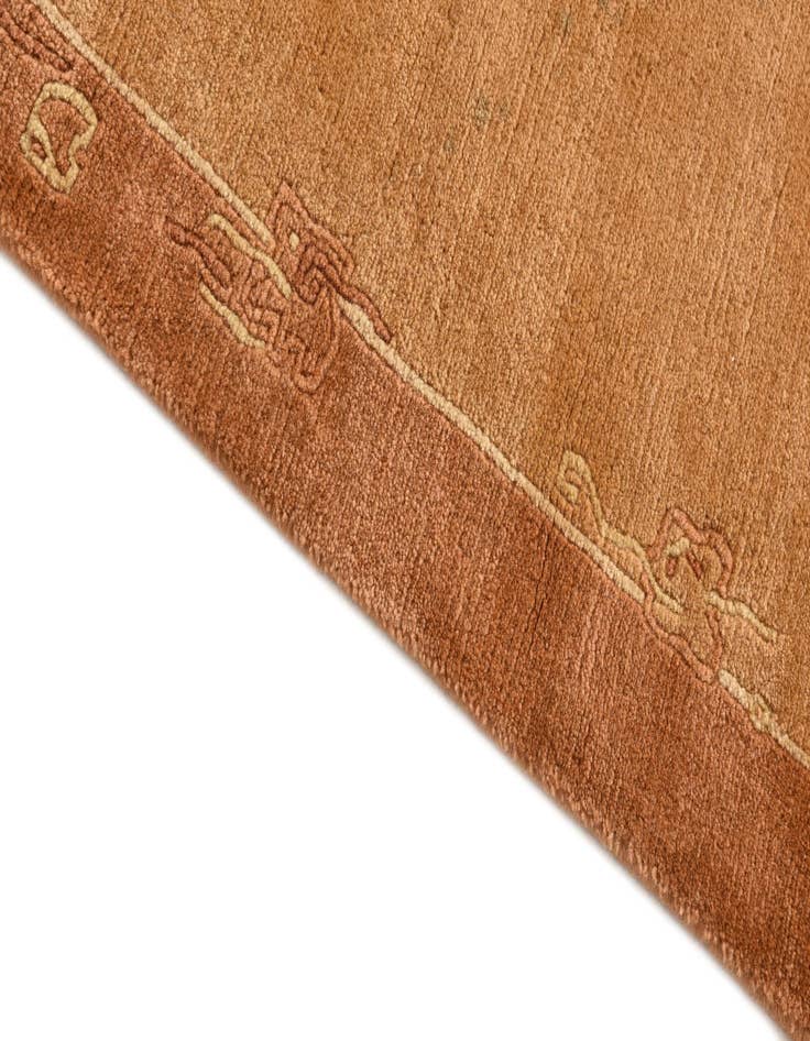 Detail image of  2' 3 x 4' 7  Hand Knotted Nepal Wool Runner Rug