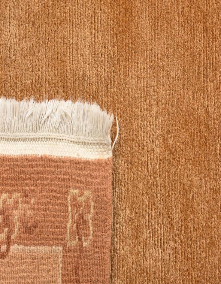 Detail image of  2' 3 x 4' 7  Hand Knotted Nepal Wool Runner Rug