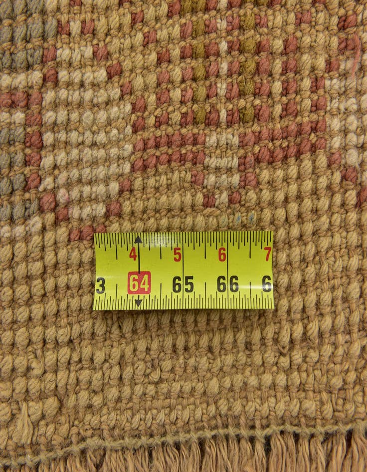 Detail image of  4' 6 x 7' 6  Hand Knotted Oushak Wool Runner Rug