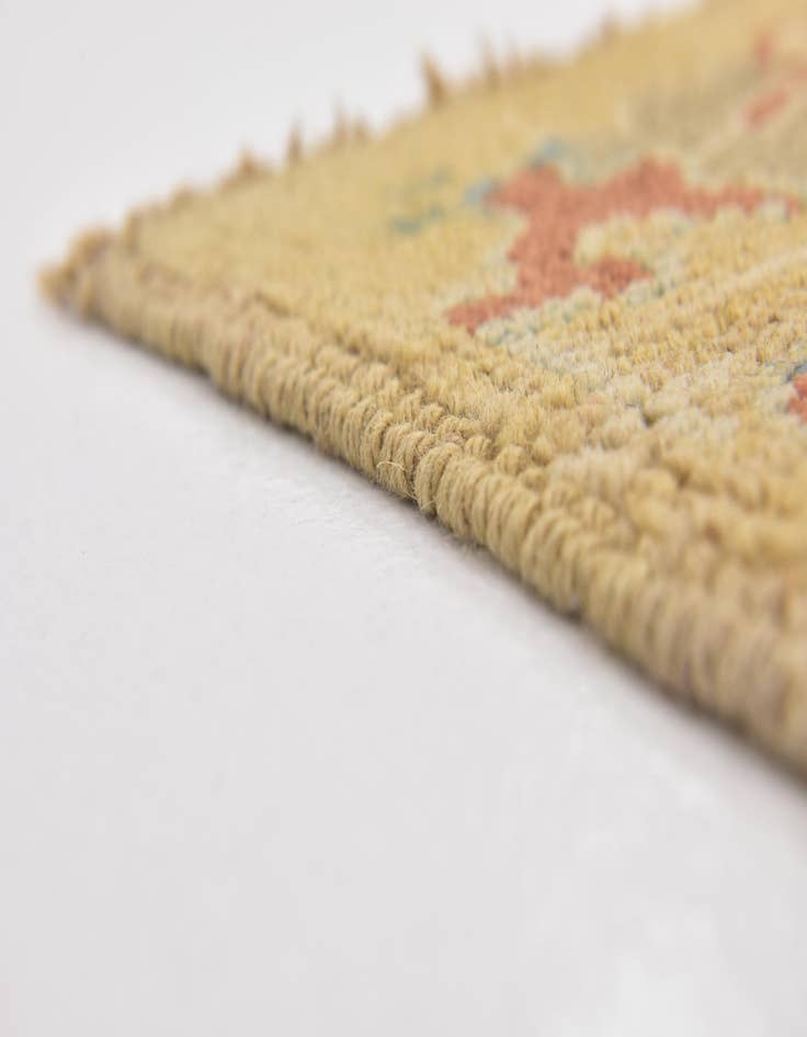 Detail image of  4' 6 x 7' 6  Hand Knotted Oushak Wool Runner Rug