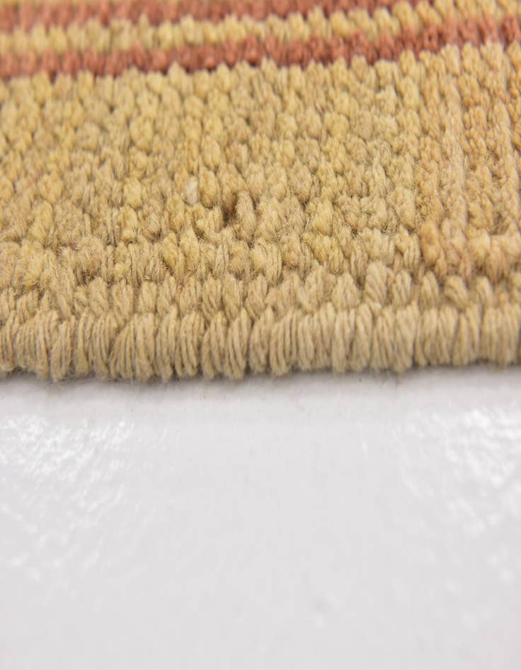 Detail image of  4' 6 x 7' 6  Hand Knotted Oushak Wool Runner Rug