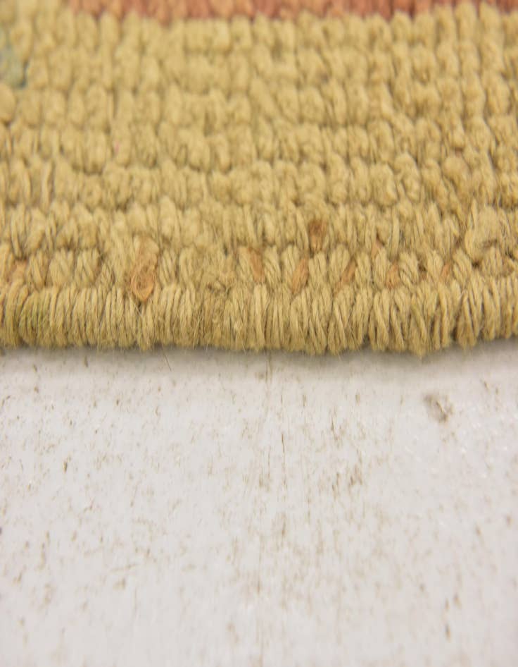 Detail image of  4' 6 x 8' 3  Hand Knotted Oushak Wool Runner Rug