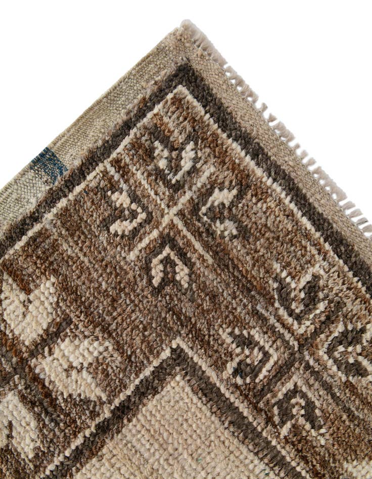 Detail image of  2' 9 x 10' 6  Hand Knotted Oushak Wool Runner Rug