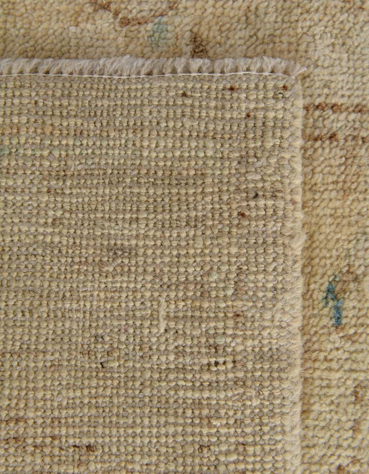 Detail image of  2' 6 x 9' 10  Hand Knotted Oushak Wool Runner Rug