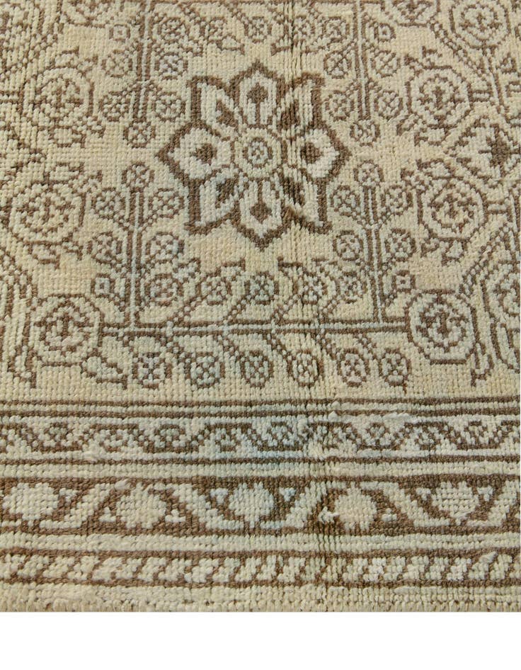 Detail image of  2' 8 x 12' 11  Hand Knotted Oushak Wool Runner Rug