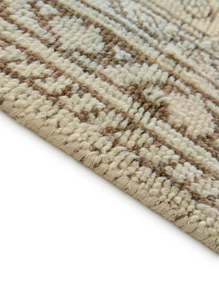 Detail image of  2' 8 x 12' 11  Hand Knotted Oushak Wool Runner Rug