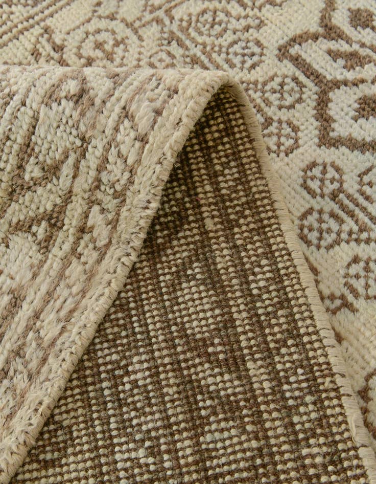 Detail image of  2' 8 x 12' 11  Hand Knotted Oushak Wool Runner Rug