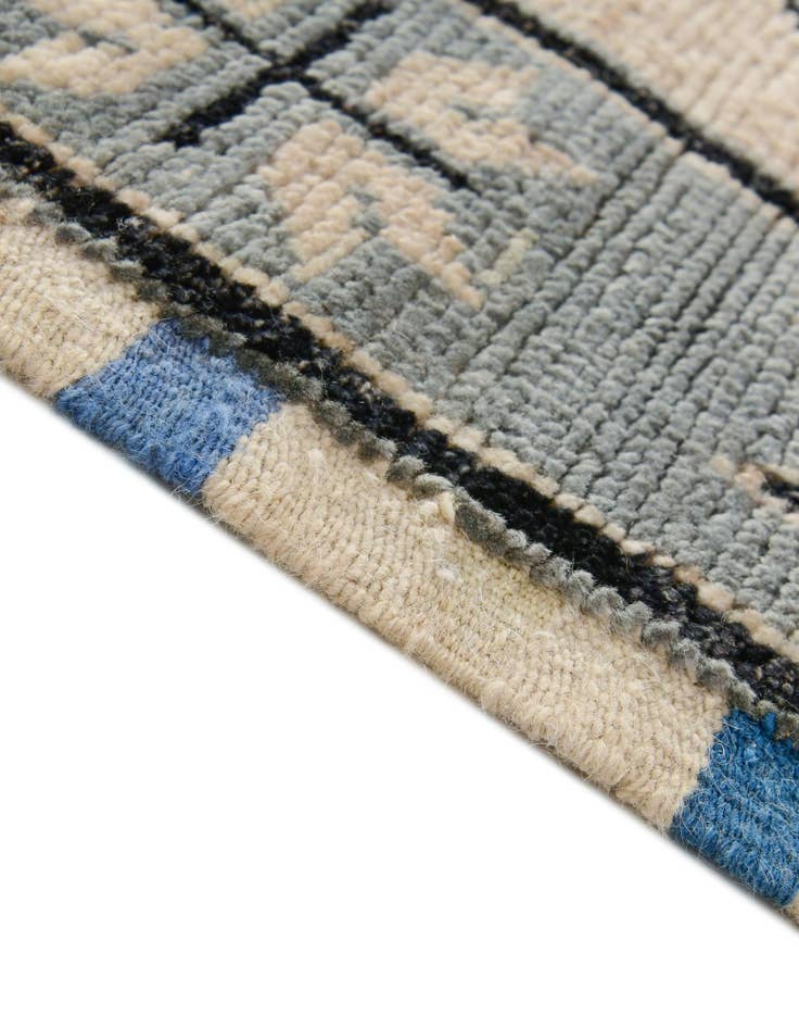 Detail image of  2' 9 x 9' 4  Hand Knotted Oushak Wool Runner Rug