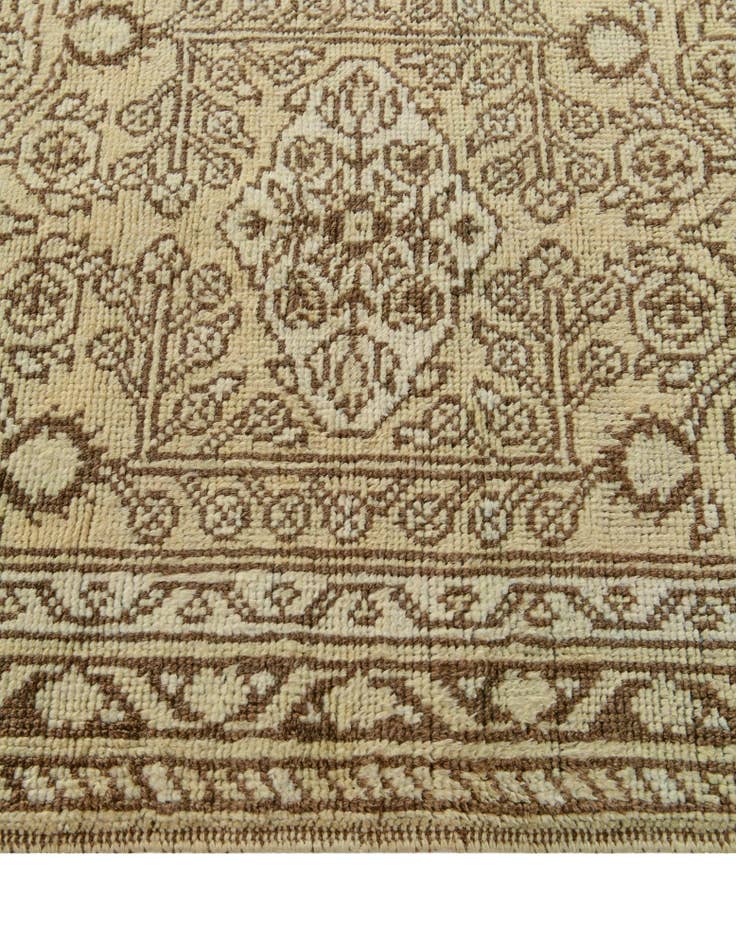 Detail image of  2' 10 x 9' 8  Hand Knotted Oushak Wool Runner Rug