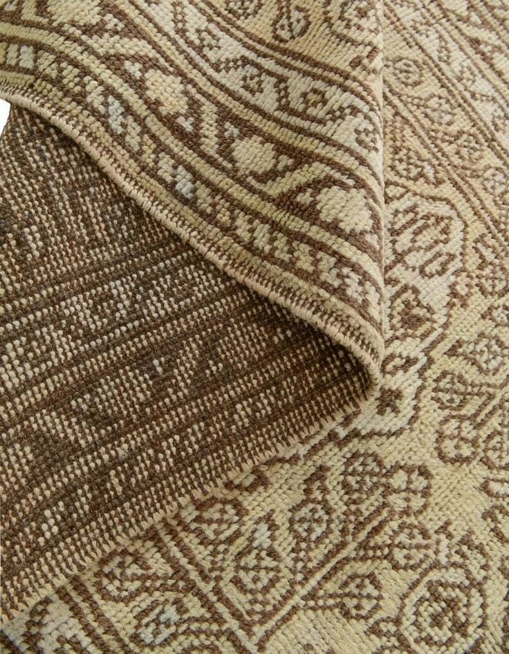 Detail image of  2' 10 x 9' 8  Hand Knotted Oushak Wool Runner Rug