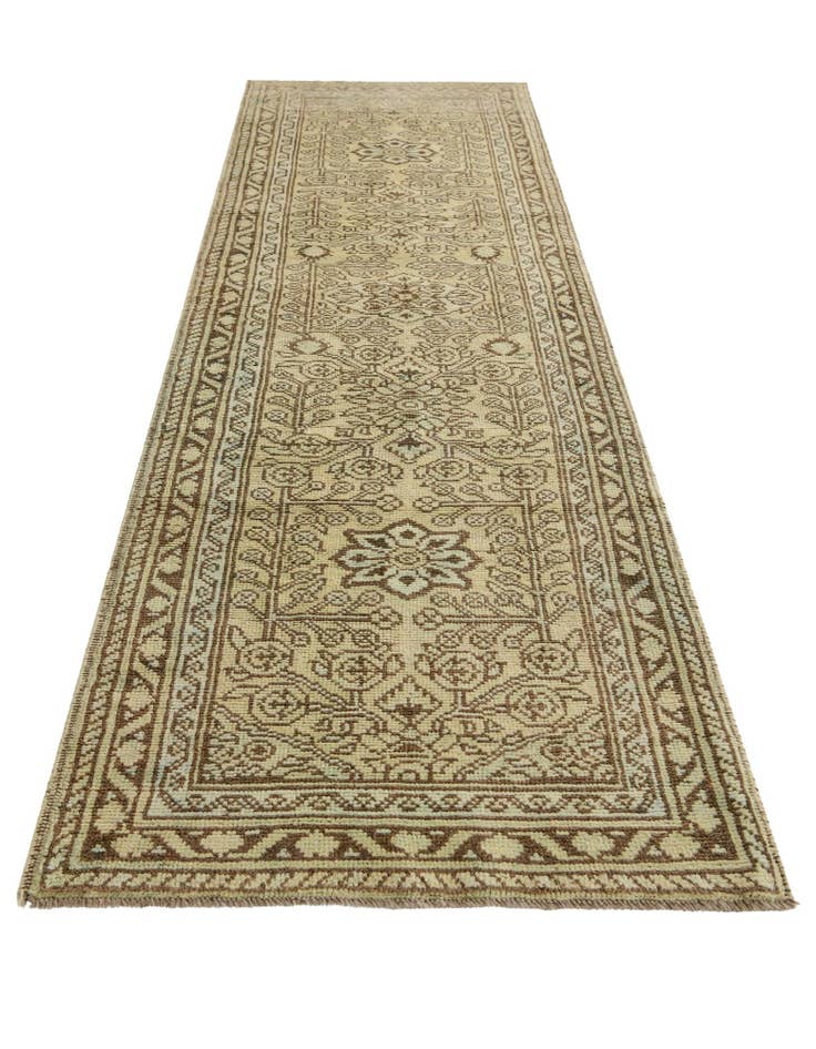 Detail image of  2' 10 x 9' 8  Hand Knotted Oushak Wool Runner Rug