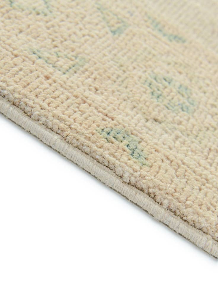 Detail image of  2' 1 x 6' 2  Hand Knotted Oushak Wool Runner Rug