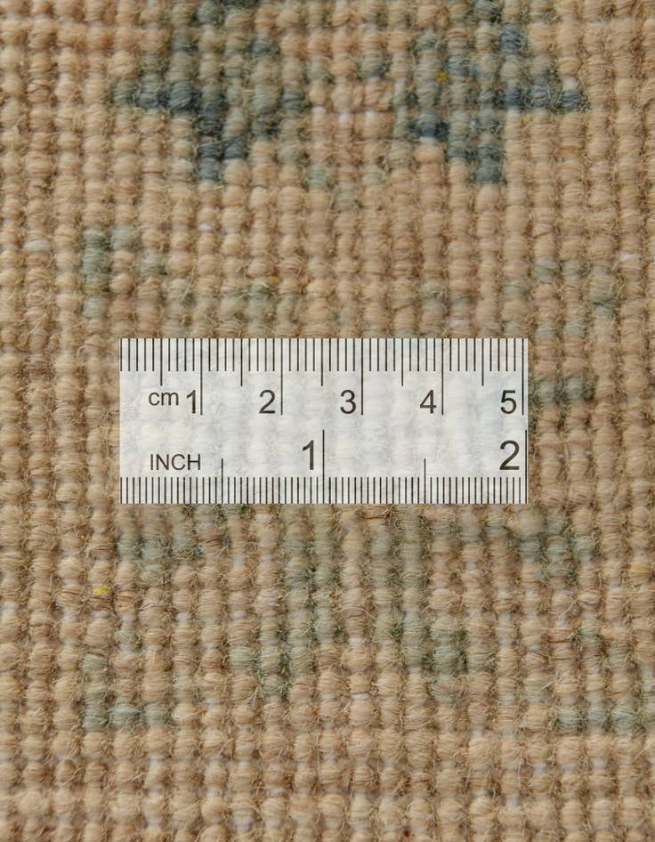 Detail image of  2' 1 x 5' 11  Hand Knotted Oushak Wool Runner Rug