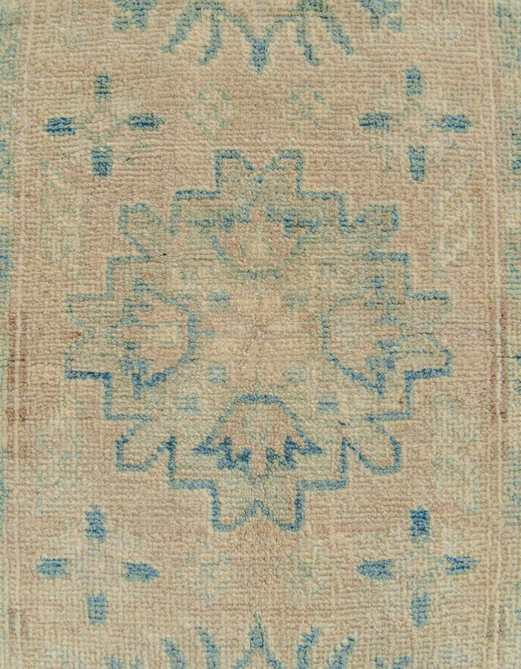 Detail image of  2' 1 x 5' 11  Hand Knotted Oushak Wool Runner Rug