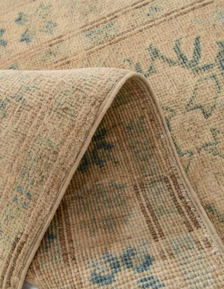 Detail image of  2' 1 x 5' 11  Hand Knotted Oushak Wool Runner Rug