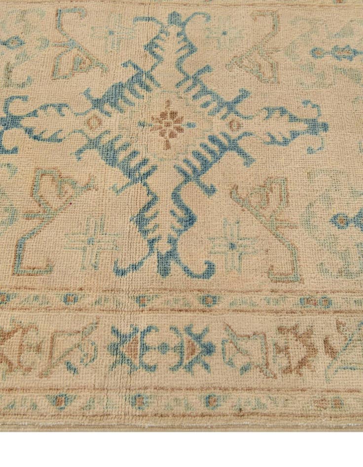 Detail image of  2' 9 x 6' 3  Hand Knotted Oushak Wool Runner Rug