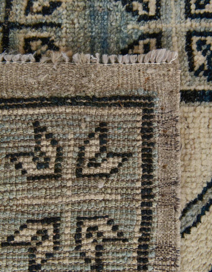 Detail image of  2' 9 x 10' 6  Hand Knotted Oushak Wool Runner Rug