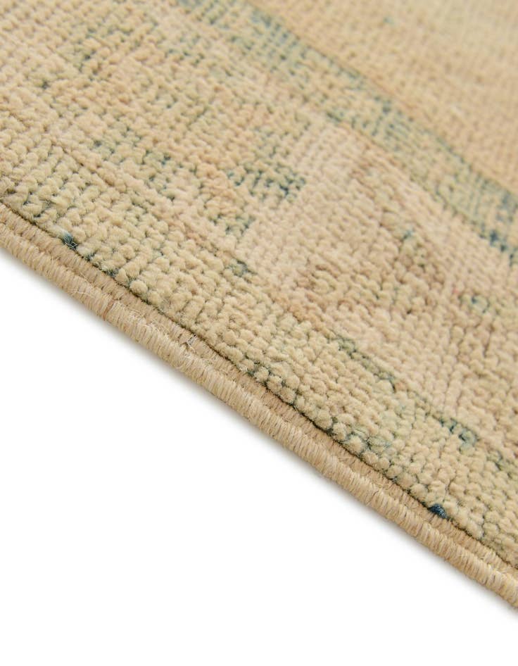 Detail image of 2' 7 x 9' 8 Hand Knotted Oushak Wool Runner Rug