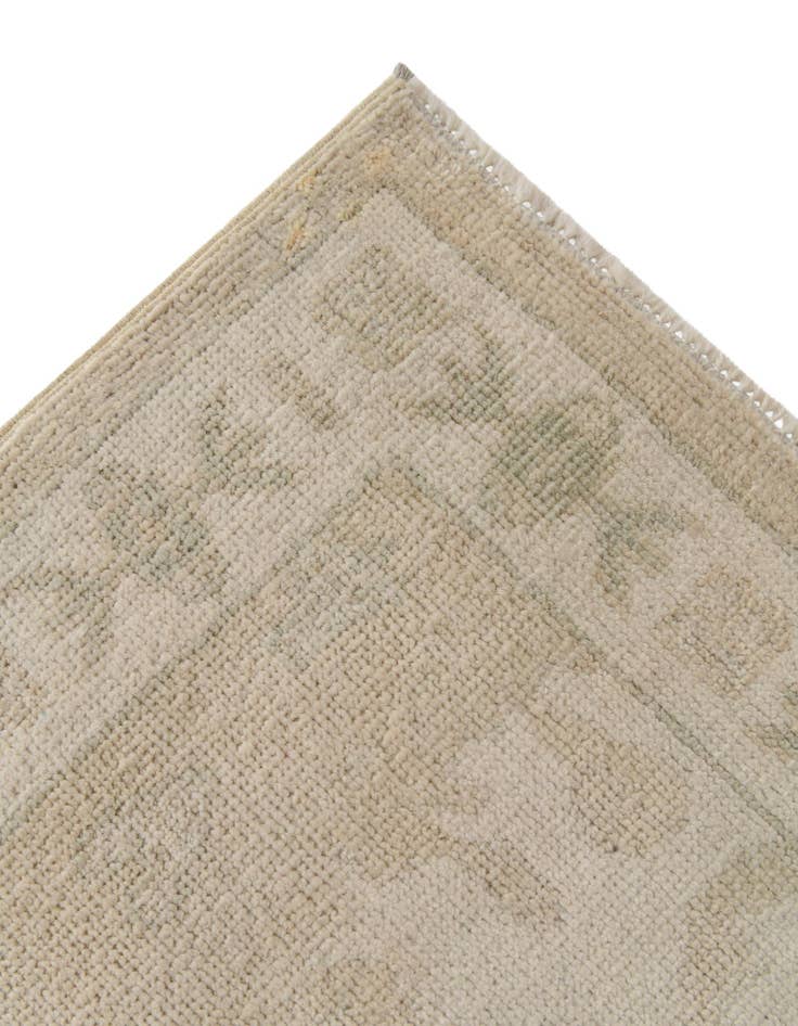 Detail image of  2' 8 x 10'  Hand Knotted Oushak Wool Runner Rug